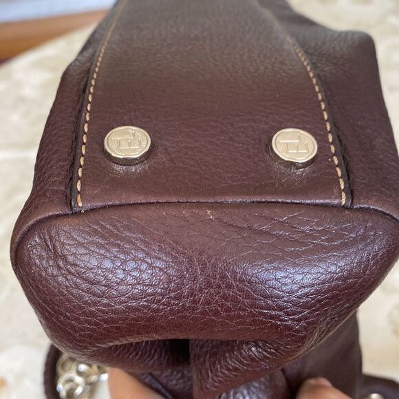 Elliott Lucca Leather Satchel Shoulder Cross Body Bag - Picture 11 of 16